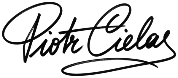 Signature of Piotr Cielas